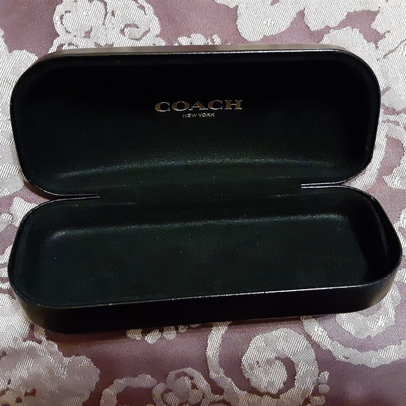 Coach Black Hard Eyeglass Case - Picture 3 of 3